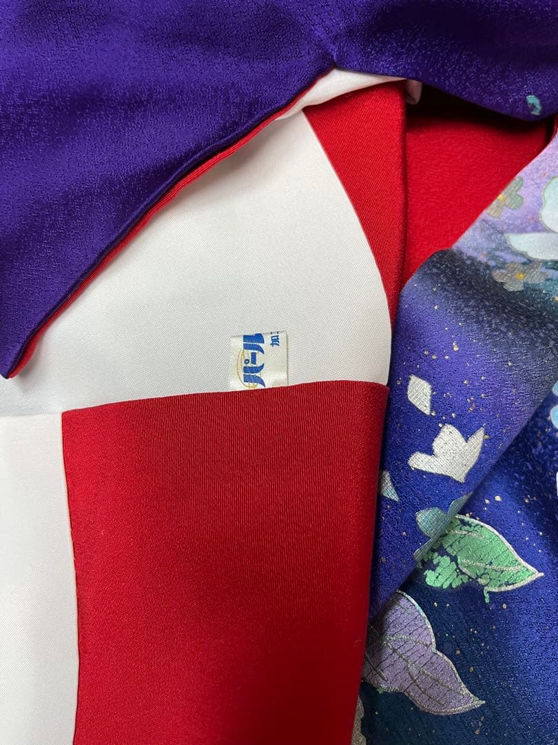 逸品★おしゃれ　中古★振袖★仕立て上がり　NO.B09 紫色　成人式　結婚式