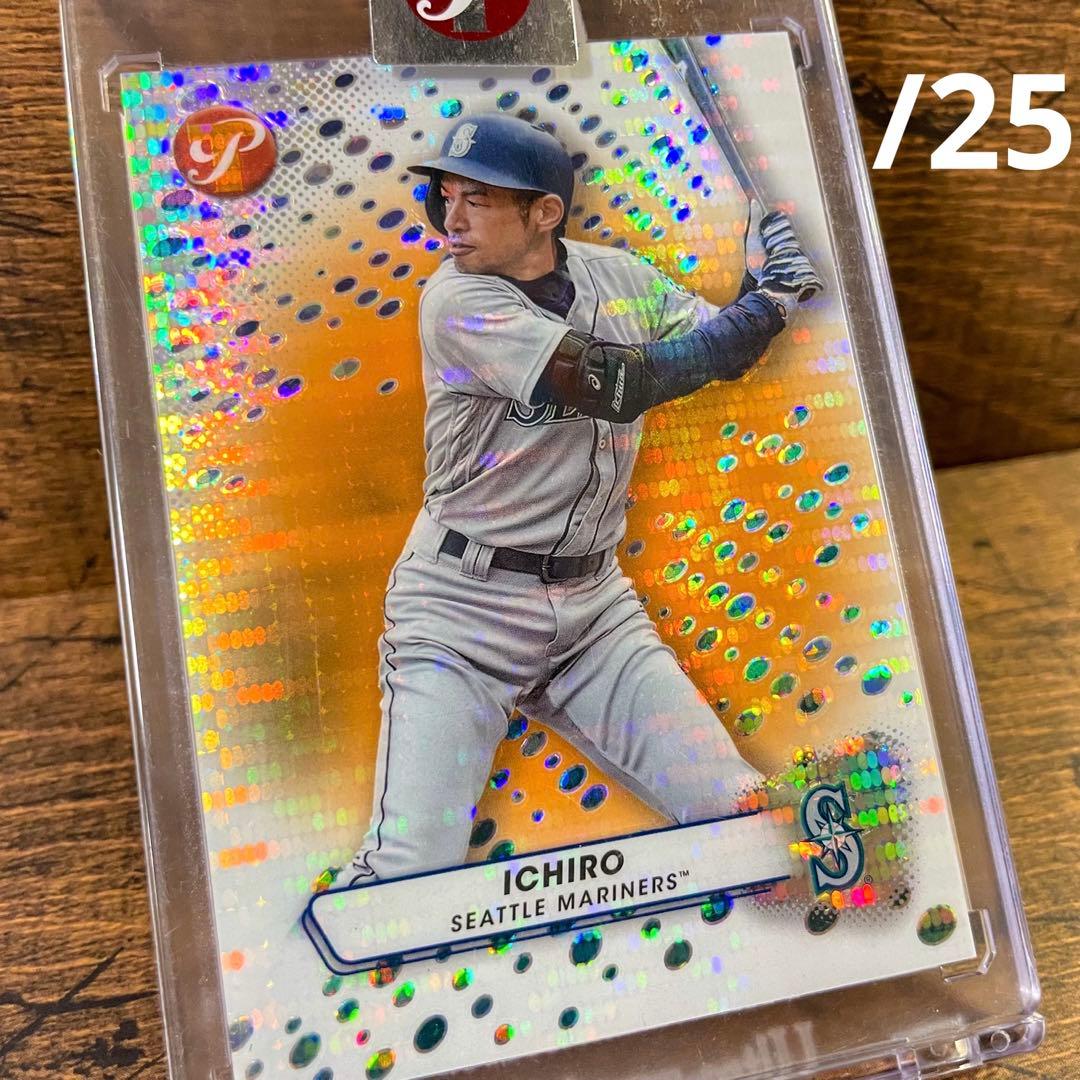 イチロー 世界25枚限定 プリスティン プリズムリフレクター オレンジパラレル