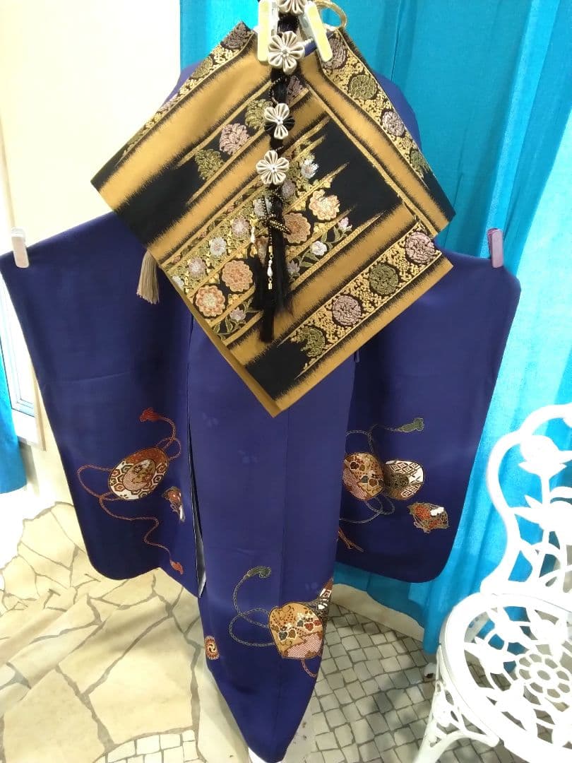 振袖フルセット、正絹振袖、成人式、重ね衿、帯揚げ、帯締め、西陣袋帯、襦袢