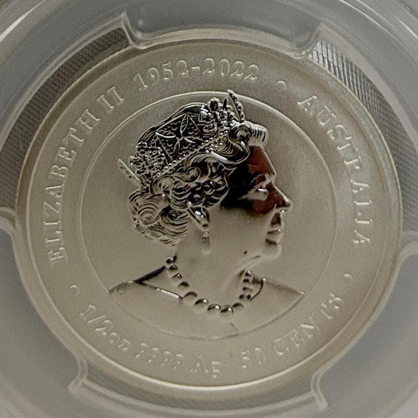 2024年 オーストラリア　ドラゴン　PCGSMS70　1/2oz 50C
