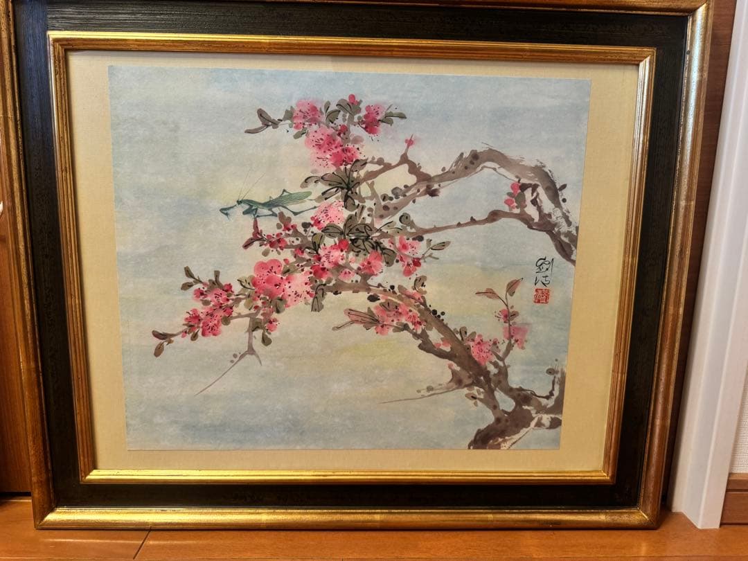 CARLO MARATA 水彩画「CHELU」 42x31cm