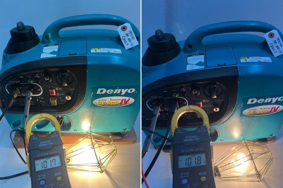 DENYO デンヨー インバーター発電機 GE-900SS-IV★動作良好♪D2