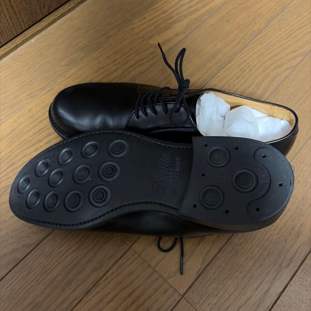 【極美品】オリエンタル バイロン2　BLACK プレーントゥ メンズ26.0