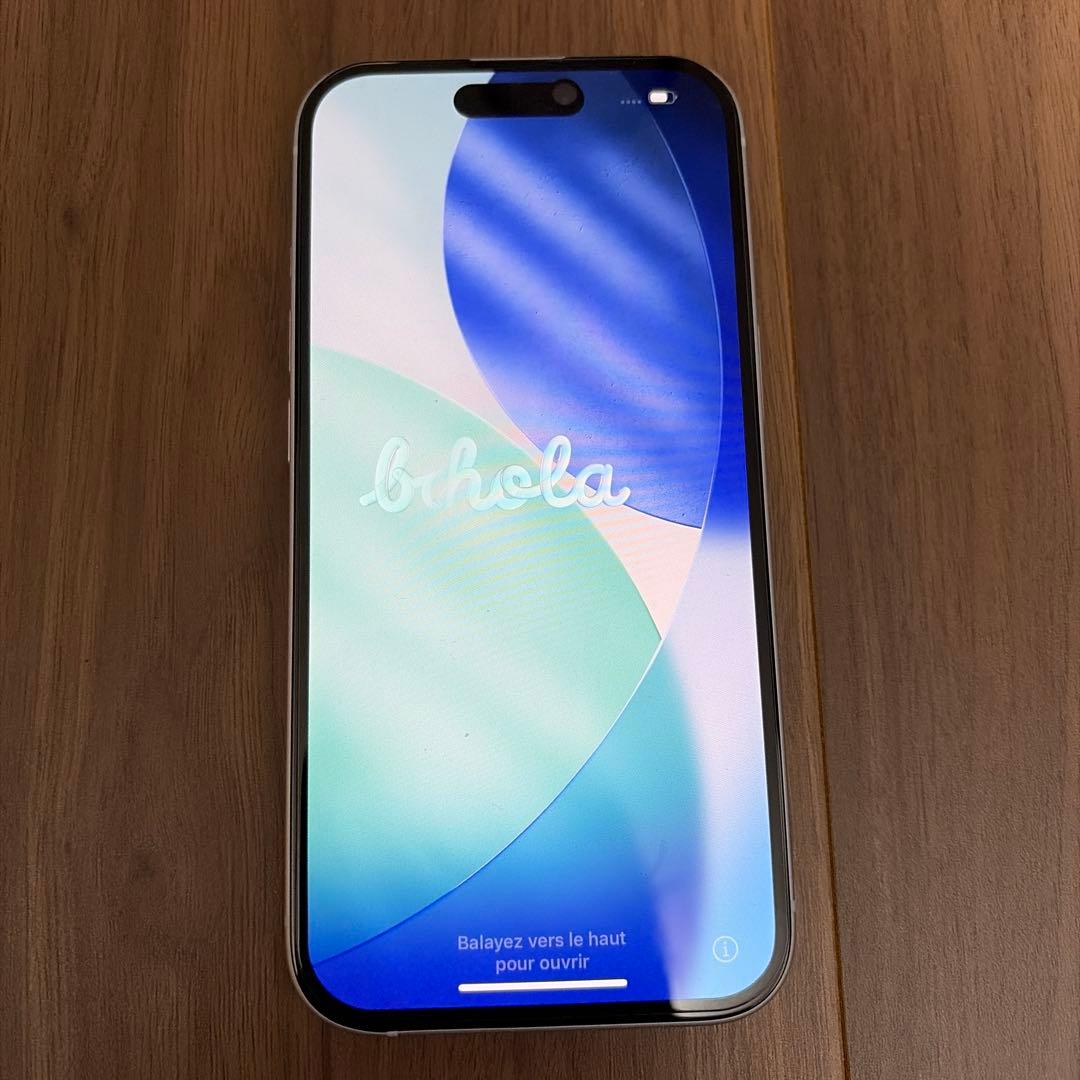 【美品】Apple iPhone 15 ブルー 256GB 箱、ピン付き