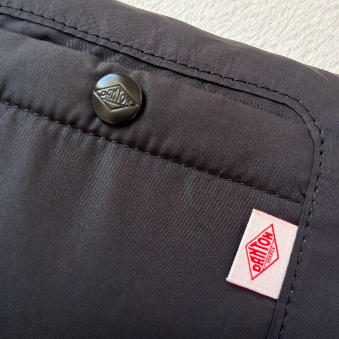 DANTON ダントン ポリエステルタフタ スリングバッグ ブラック