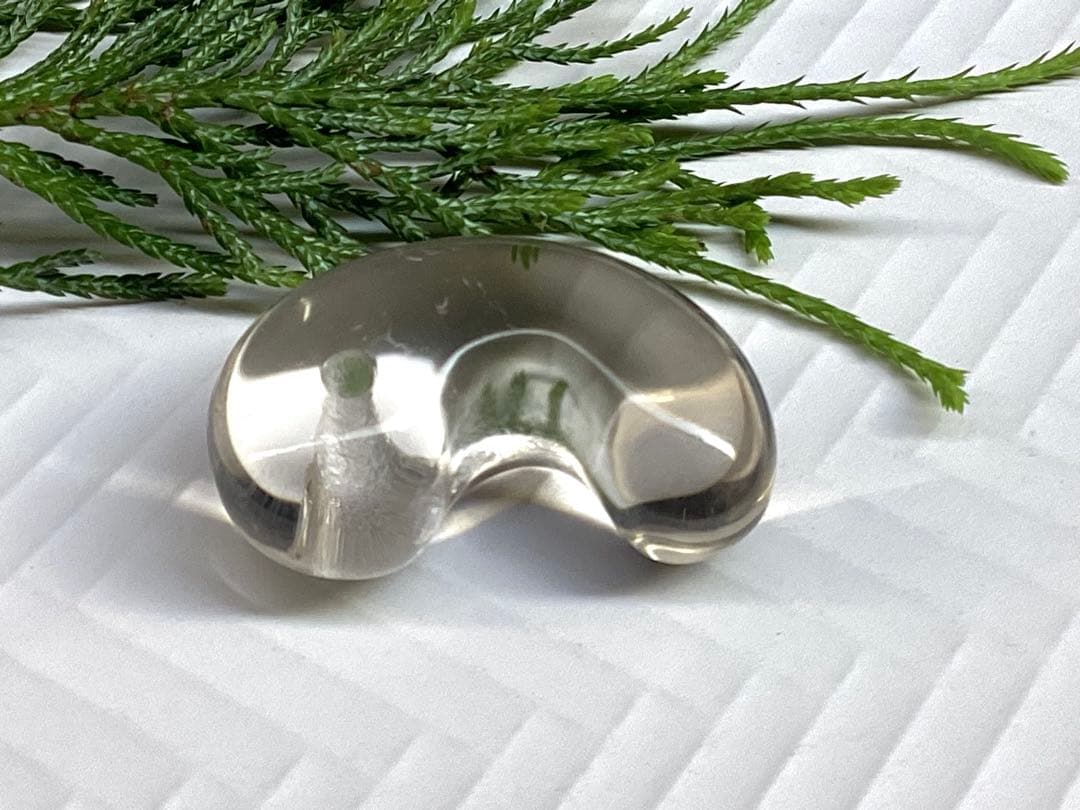 ✳黒平鉱山*茶水晶勾玉*スモーキークォーツ*煙水晶* 抜群の透明感　希少レア物‼️