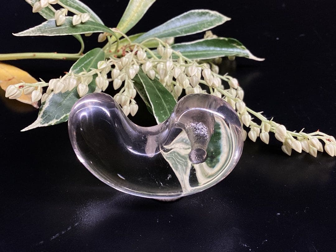 ✳黒平鉱山*茶水晶勾玉*スモーキークォーツ*煙水晶* 抜群の透明感　希少レア物‼️