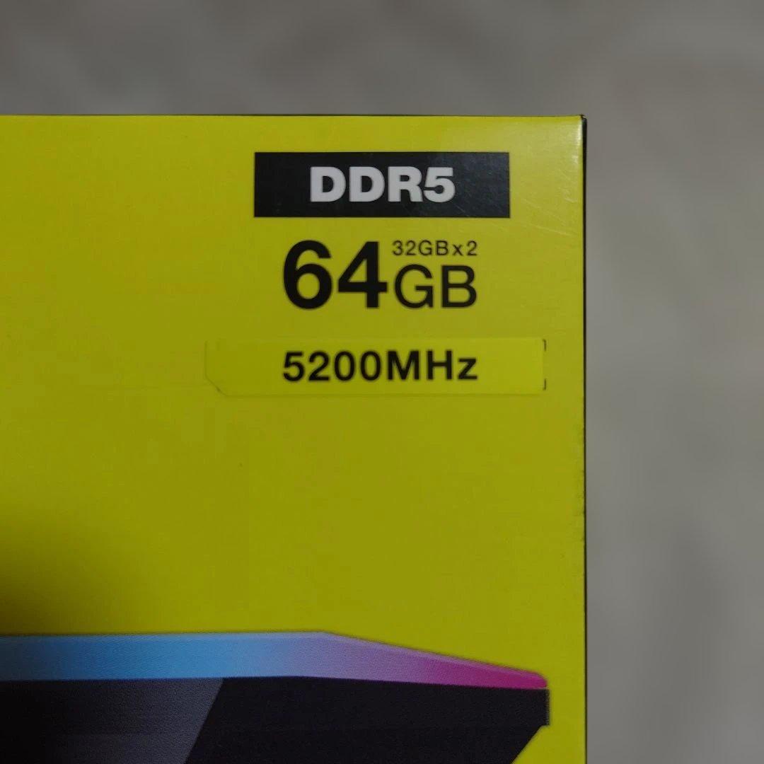 電*髭様 【新品】CORSAIR DDR5 64GB　CMH64GX5M2B52