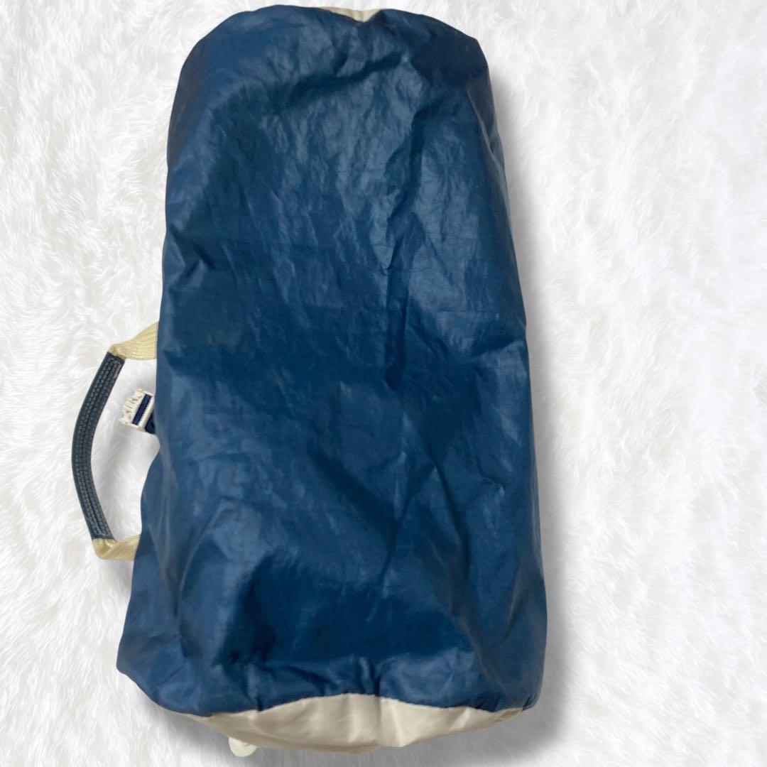 JIB ジブ ダッフルバッグ 2way ショルダーバッグ セイルクロス 紺 白