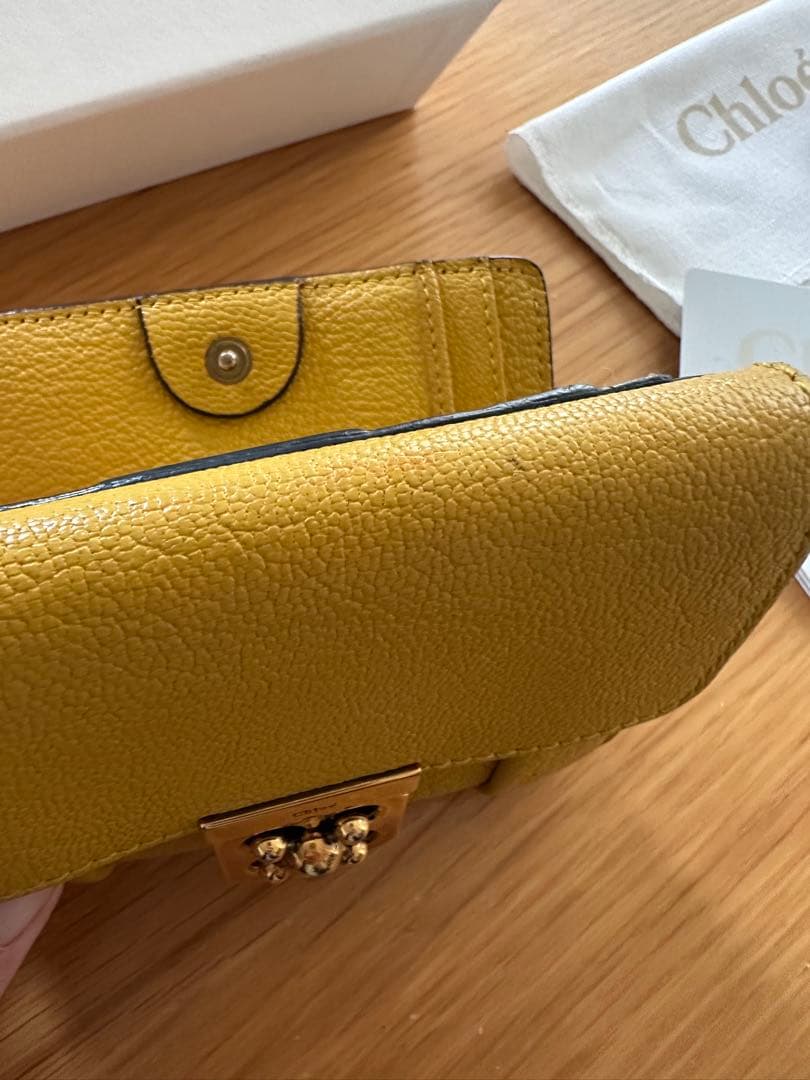 Chloé イエロー 二つ折り財布