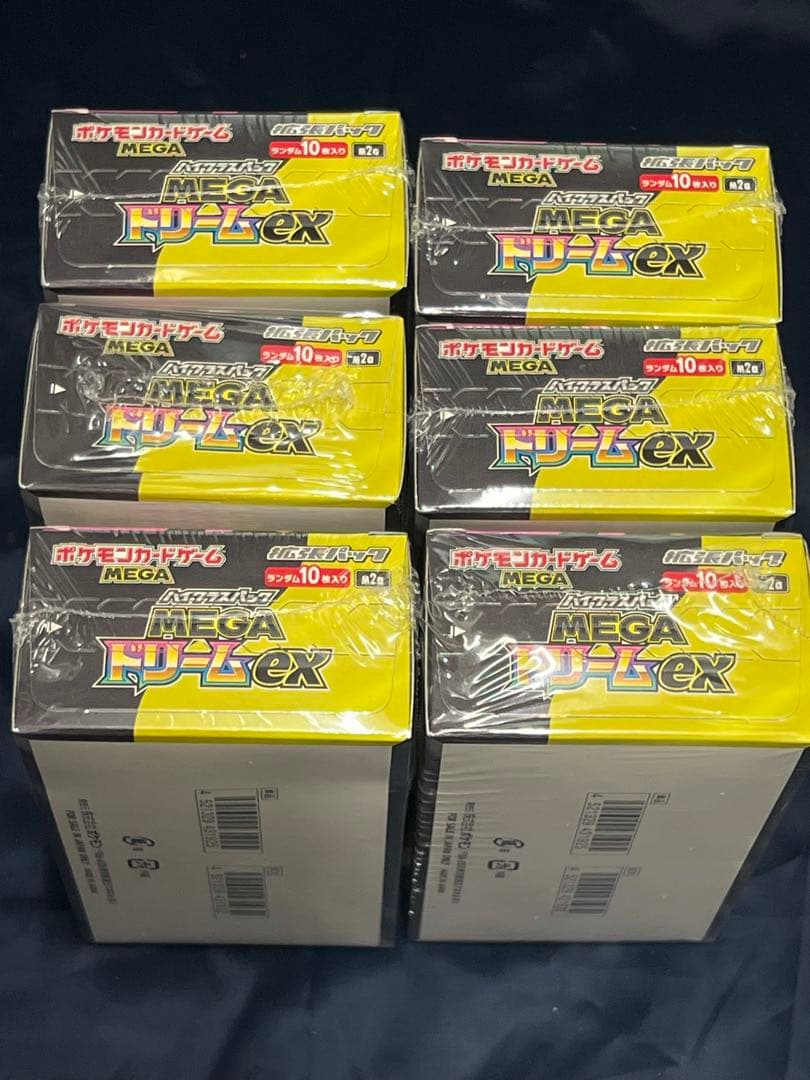 ポケモンカード MEGAドリームex 6BOX シュリンク付き