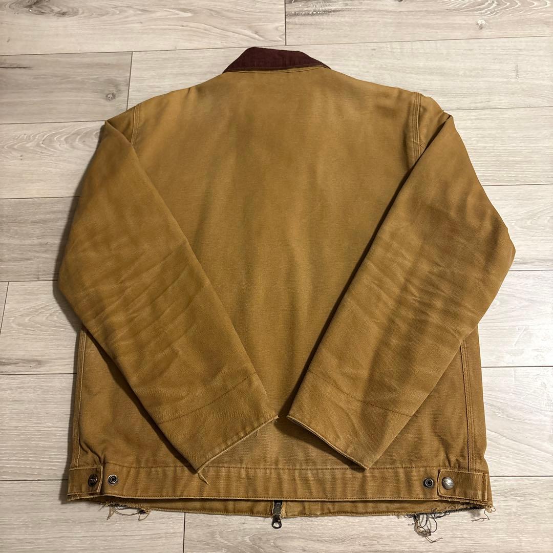 Carhartt ブラウン ジップアップジャケット Lサイズ