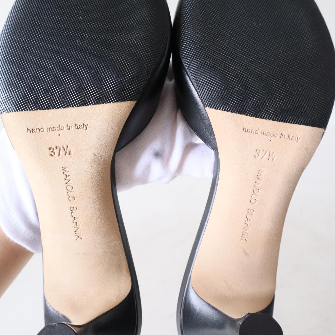 最終価格⭐︎未使用マノロブラニク　レザーミュールJADA 37.5/24.5cm