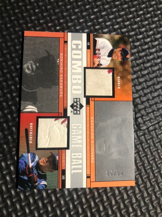 UPPER DECK. 清原和博.中村紀洋.COMBO.GAME BALL❗️❗️❗️