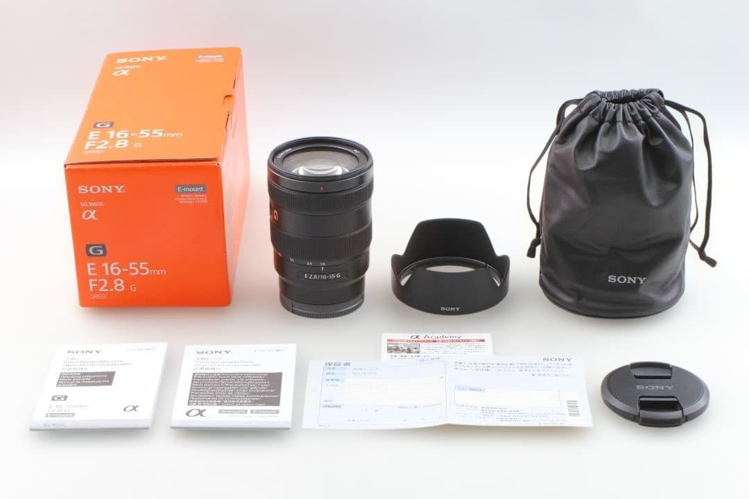 SONY E 16-55mm F2.8 G レンズ　新品同様付属品全て