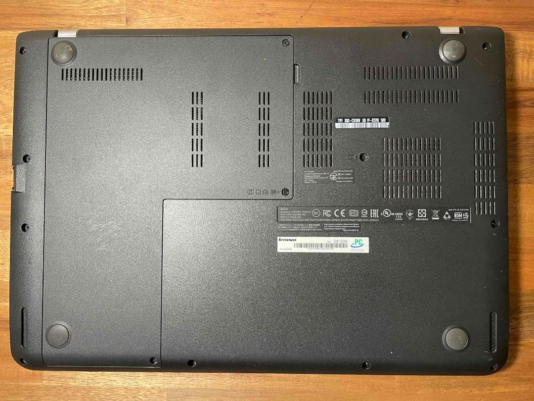 Win11搭載 ThinkPad E450 メモリ12GB 新品SSD256GB