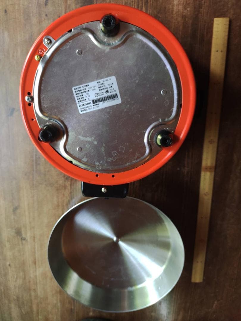 ★台湾製★大同★TATUNG★炊飯器★赤・オレンジ色★蒸し機能付き