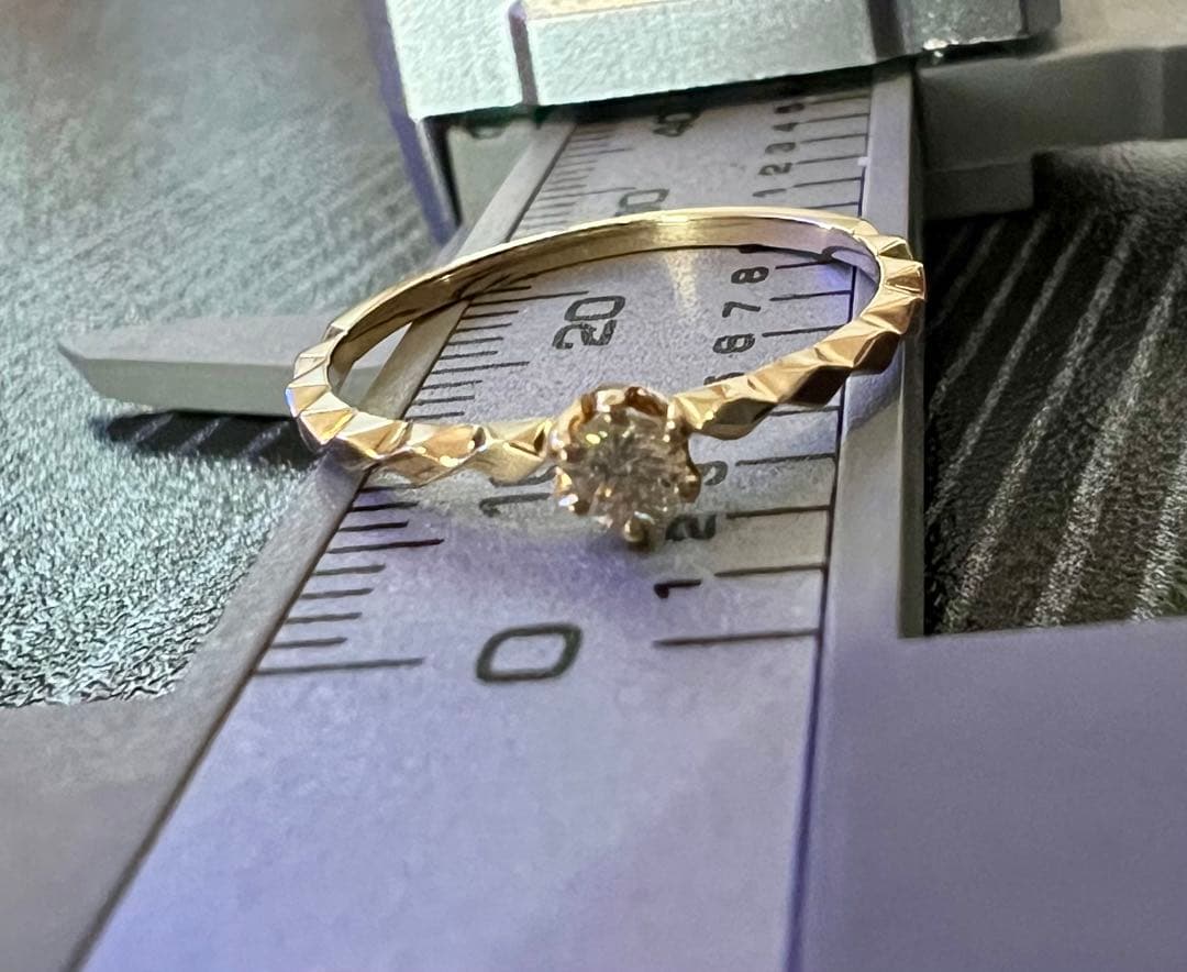 【値下げ】18金レディースダイヤリング　#10 大セール❣️