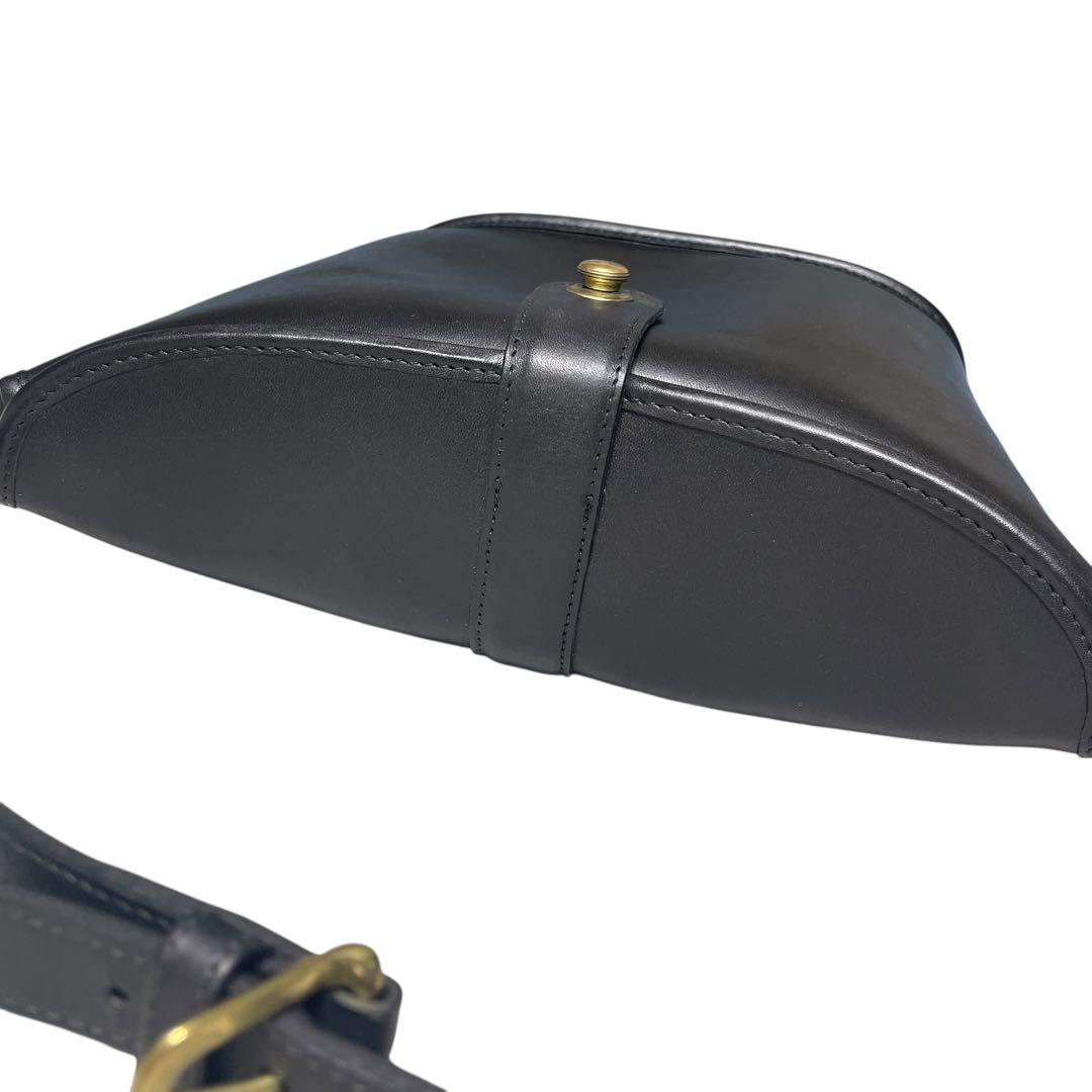 r*t様 【美品】オールドコーチ USA製 ドイツホック　グラブタンレザー 黒