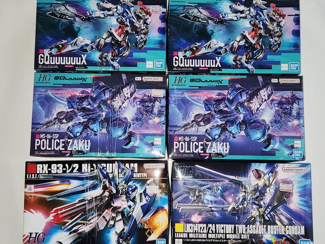 HGガンプラ6体セット G00uuuuux POLICE ZAKU 他