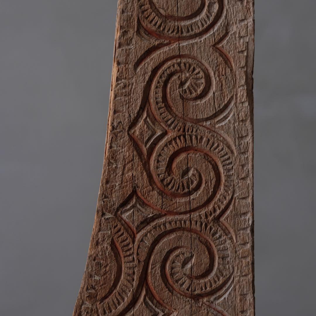 インドネシア スラウェシ島 トラジャ族 木彫オブジェ　彫刻 建材 古材 古道具