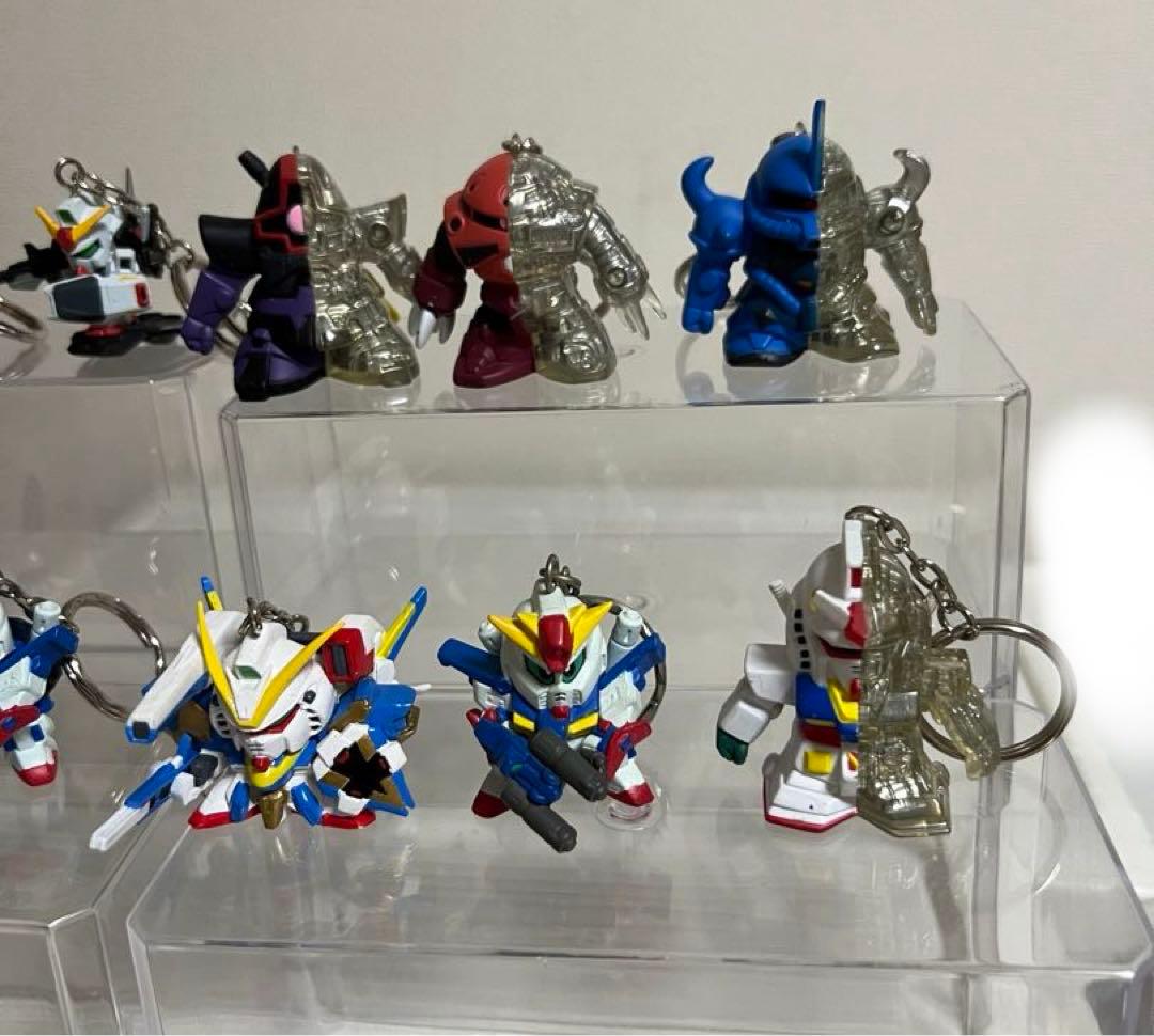 ガンダムのキーホルダーのセット