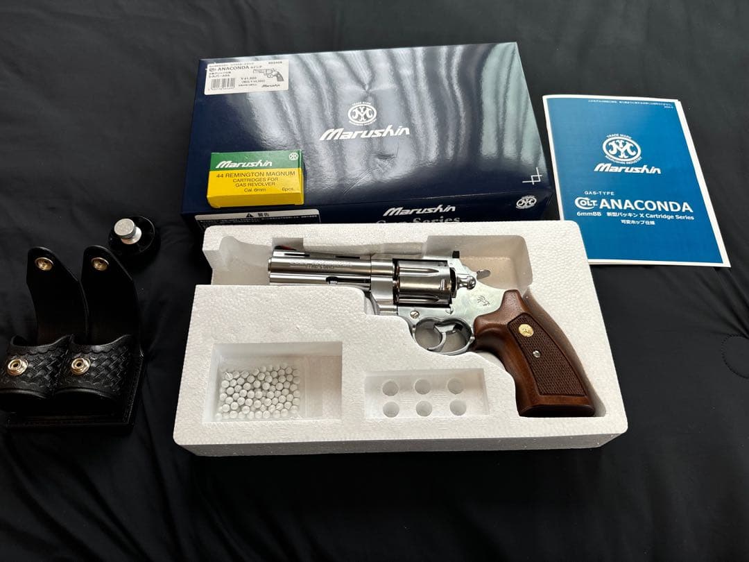 マルシン　コルトアナコンダ4インチ　シルバーABS