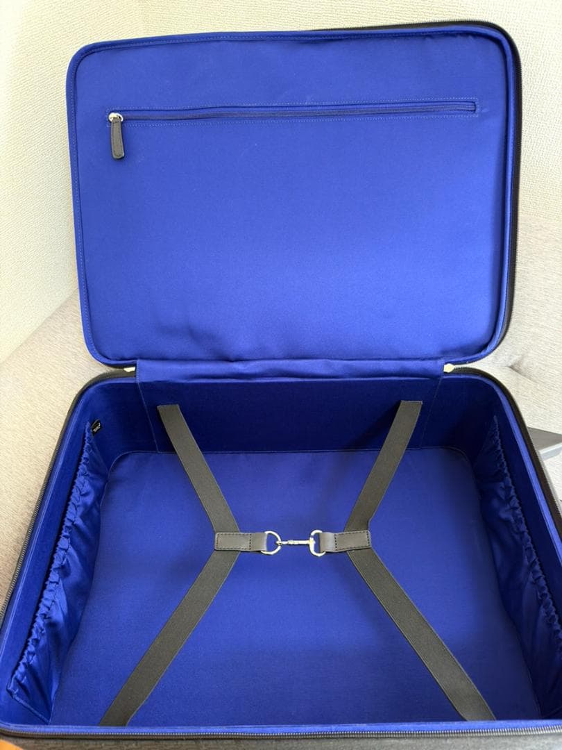 【美品】COACH ミニシグネチャー キャリーバッグ スーツケース　ブラック