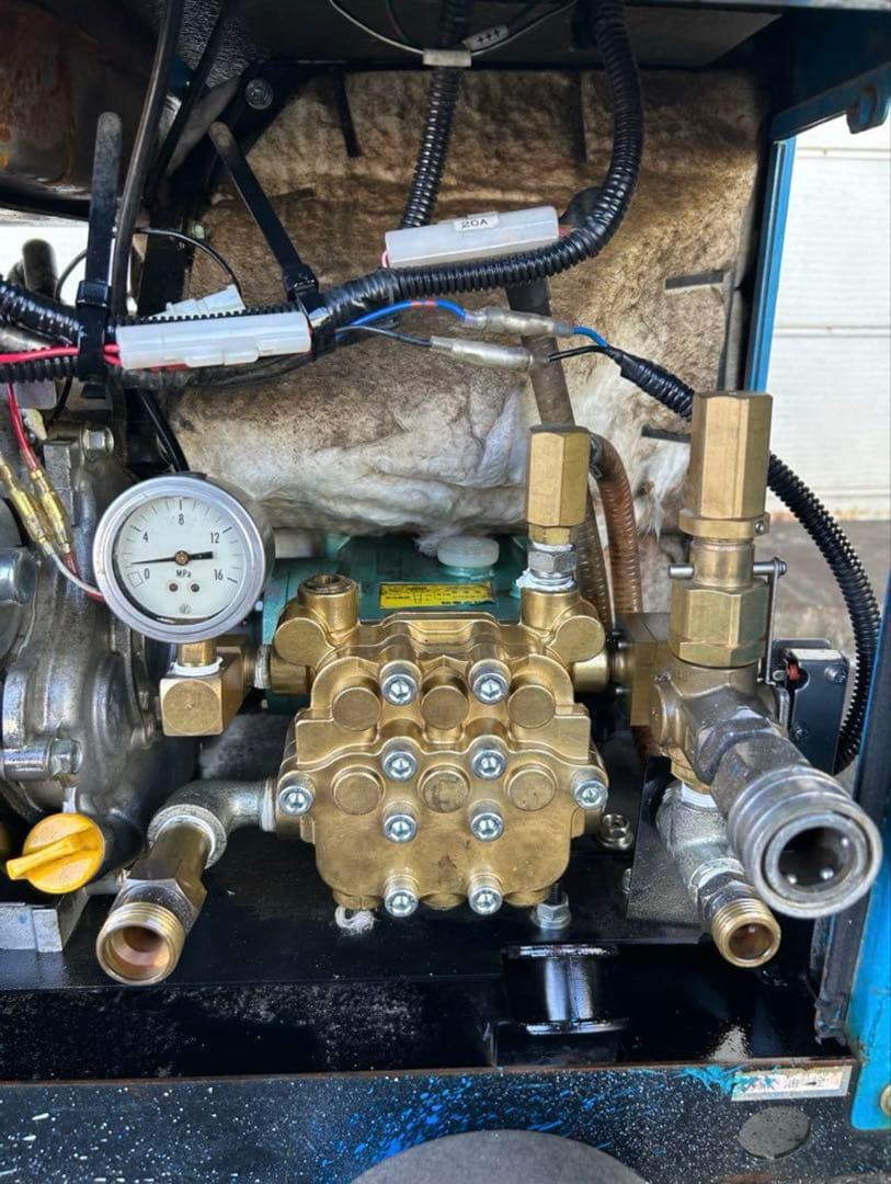 VIP5ツルミHPJ-5ESM高圧洗浄機防音ガン・高圧ホース・給排水ホースセット