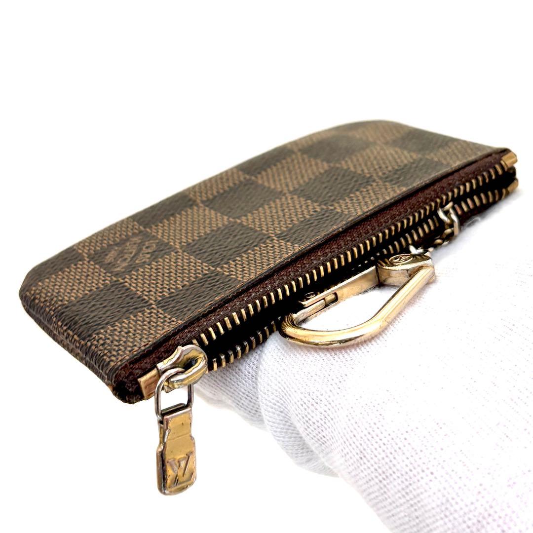 【鑑定済み】ルイ ヴィトン ポシェット クレ ダミエ 小銭入れ ケース