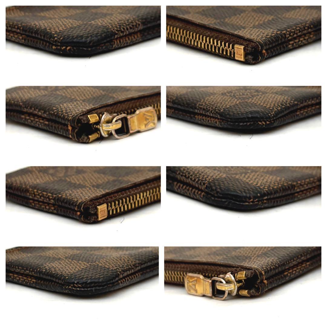 【鑑定済み】ルイ ヴィトン ポシェット クレ ダミエ 小銭入れ ケース