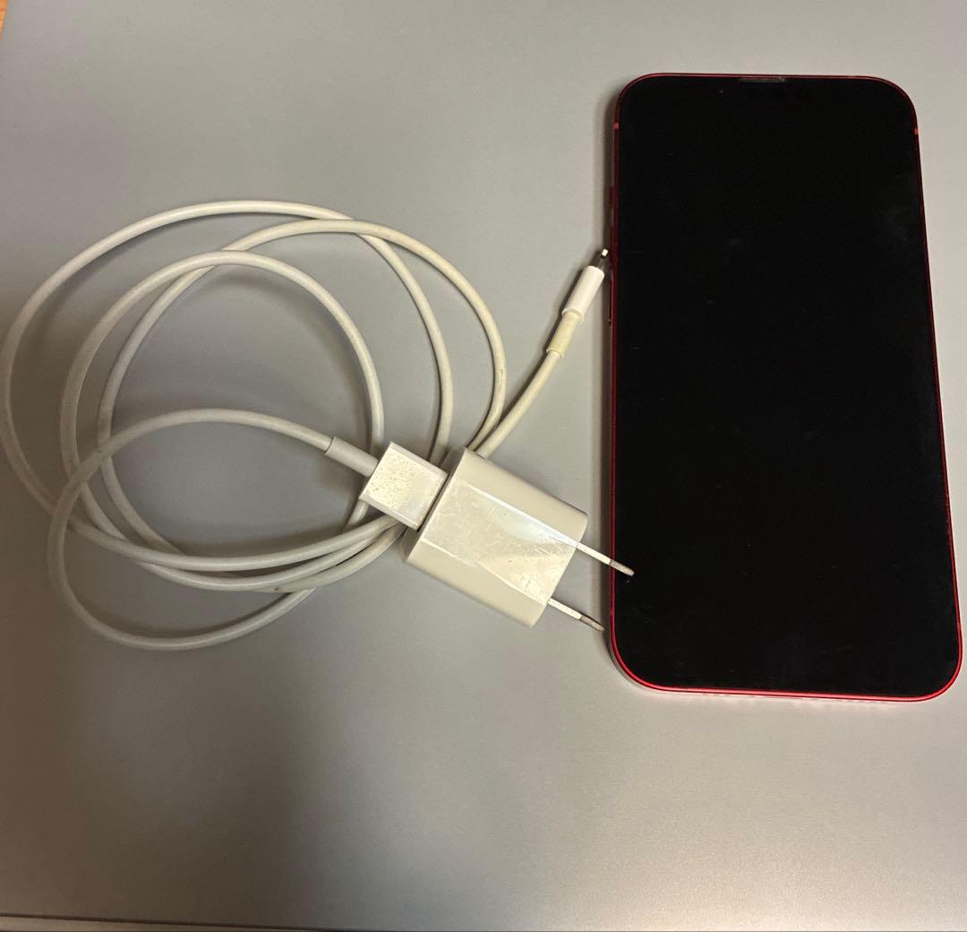 iPhone 13 ( 赤レッド) 128GB SIMロック無　初期化済❗️