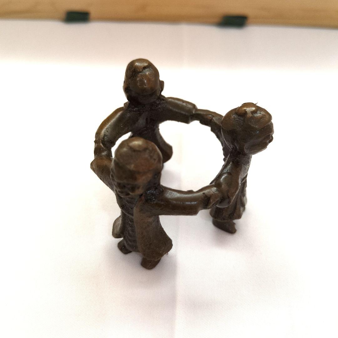 値下げ　茶道具　唐銅　七種蓋置　「金谷浄雲」