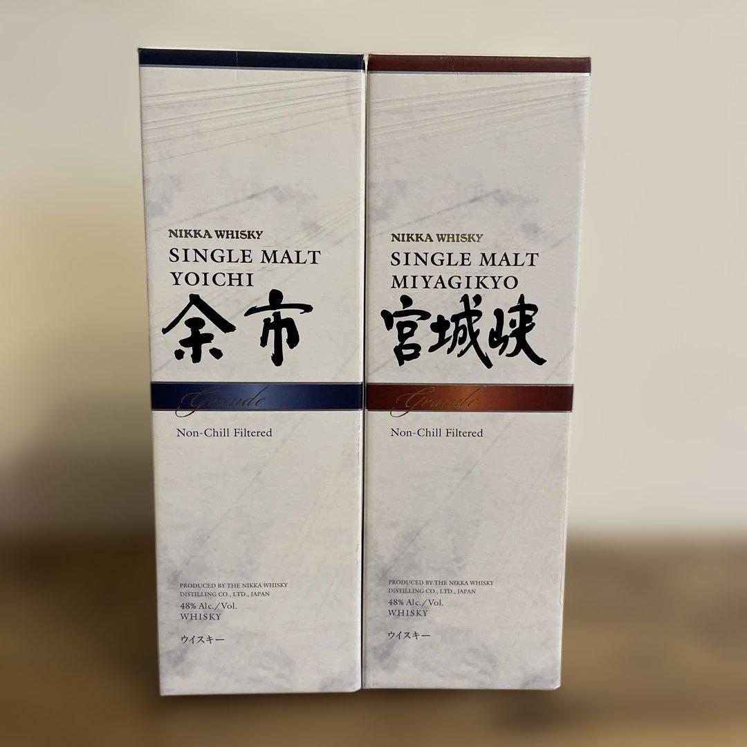 免税店 Nikka Whisky シングルモルト 余市 宮城峡