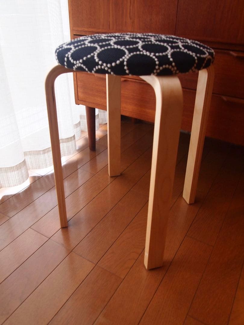 tamtamさん専用 ミナペルホネン ハンドメイド 丸スツール 2脚セット 生地