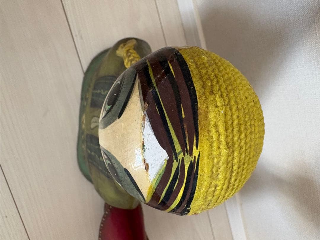 【セルメル】メキシコ民芸ドール姉妹アンティークベーパーマシェ張子1970年代