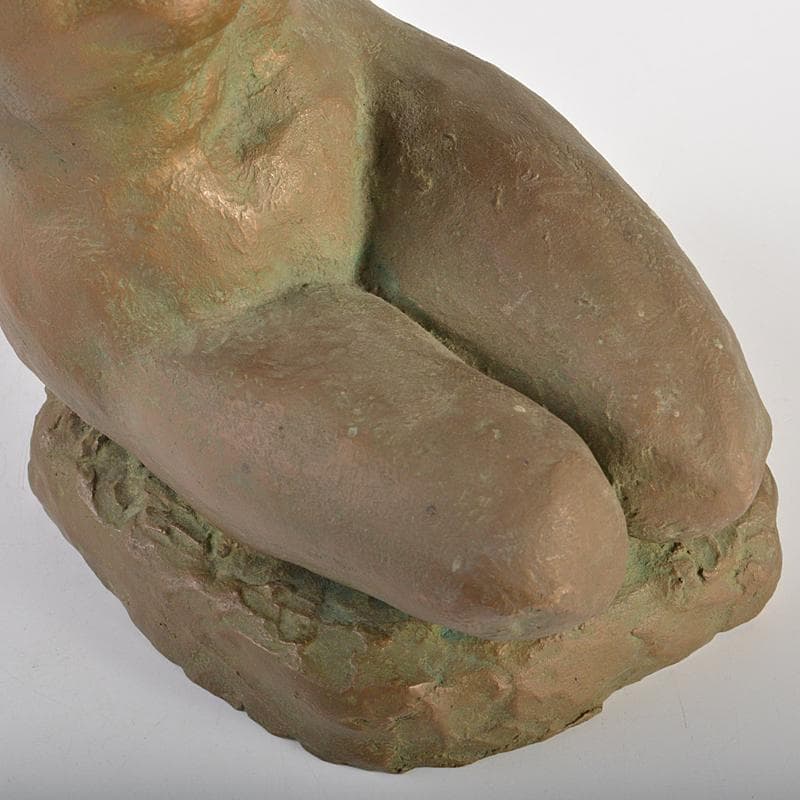 ブロンズ像　裸婦像　女性像　置物　約2.2kg　V　R7408