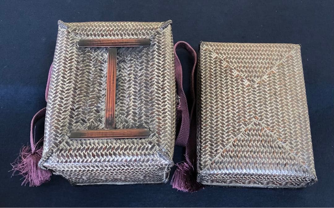 割引❗️茶道具 蒔絵付 御所籠 在銘 お茶道具付 仕覆付　250723E6