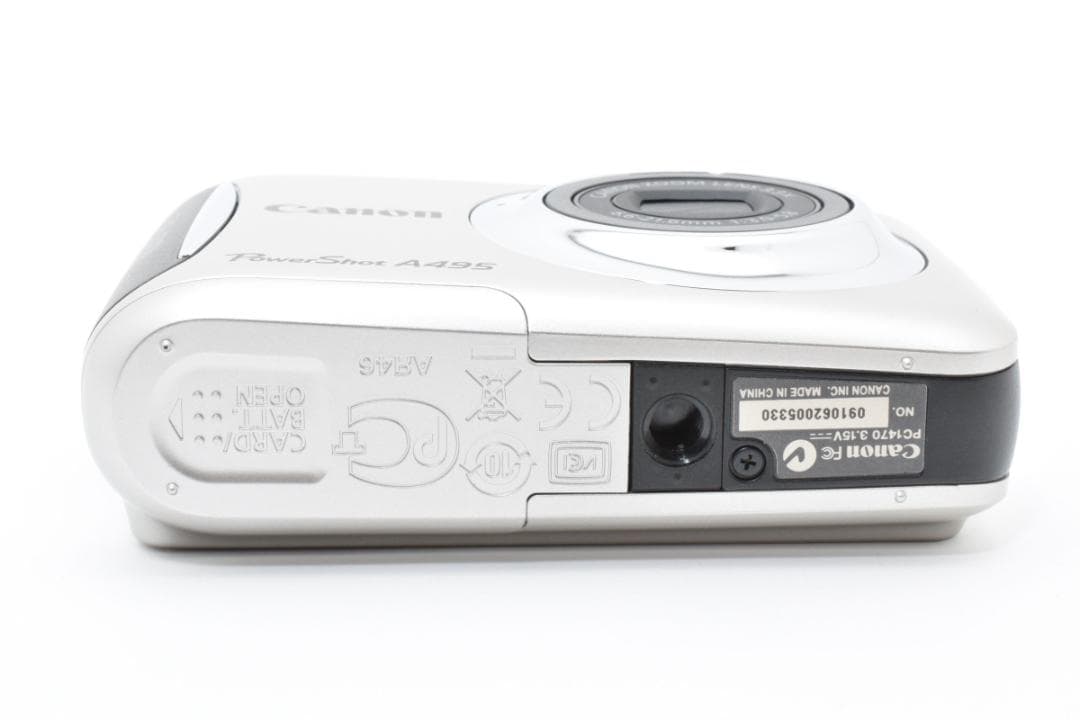 【極美品】Canon PowerShot A495 シルバー　新品級！
