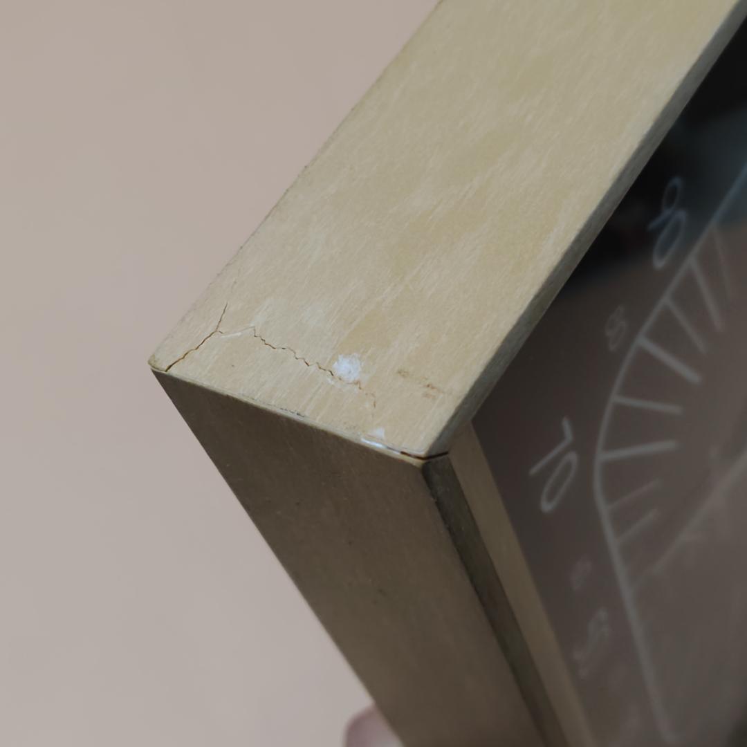 【当時物】 三菱南大夕張炭鉱 労働組合 記念品 3点まとめて 銅像 時計 温度計