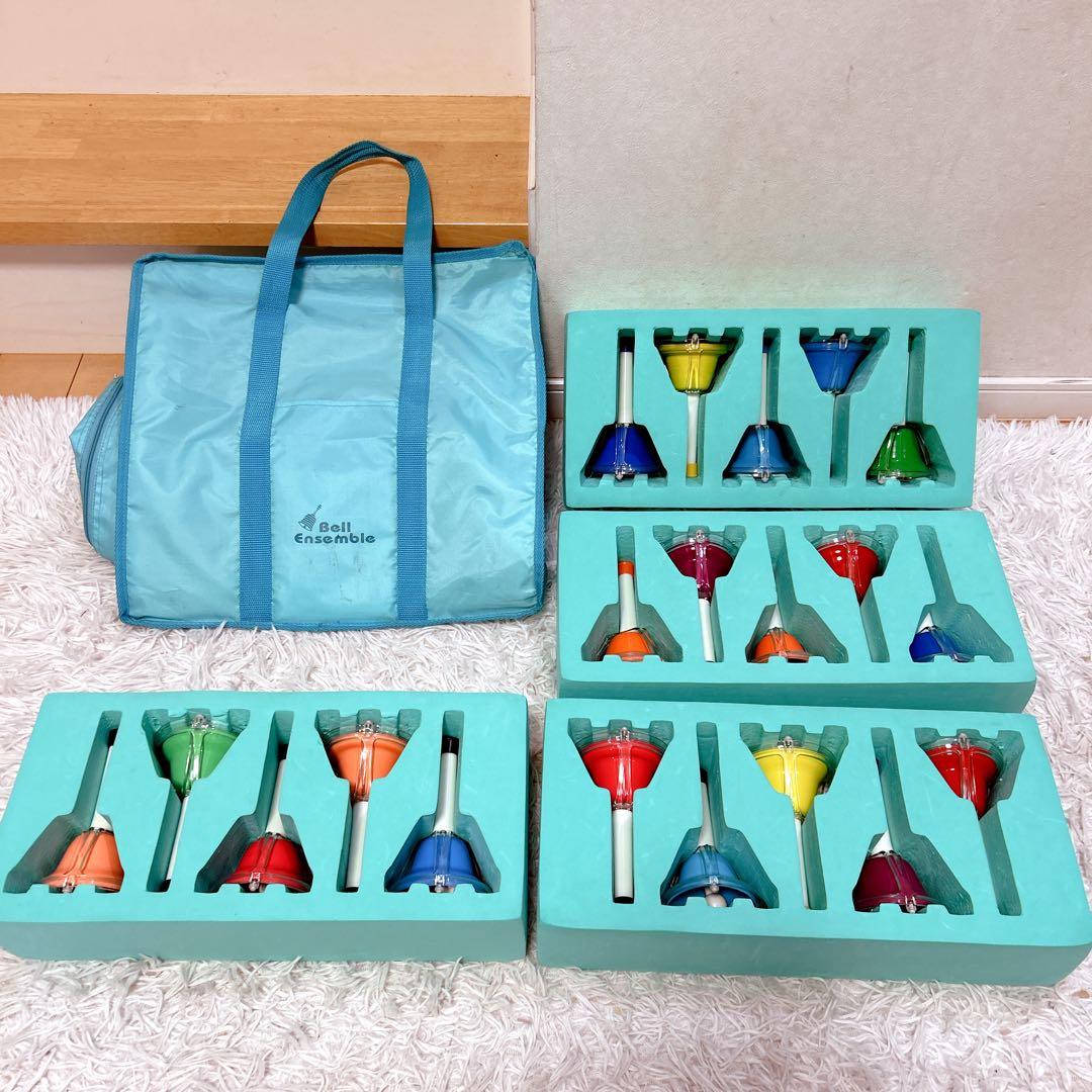 プリマ楽器 20音 ハンドベル BE-20 収納ケース付き 保育園 幼稚園