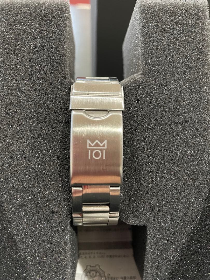 値下げ 美品 101 ヒャクイチ 腕時計 クロノグラフ クオーツ ダイバーズ