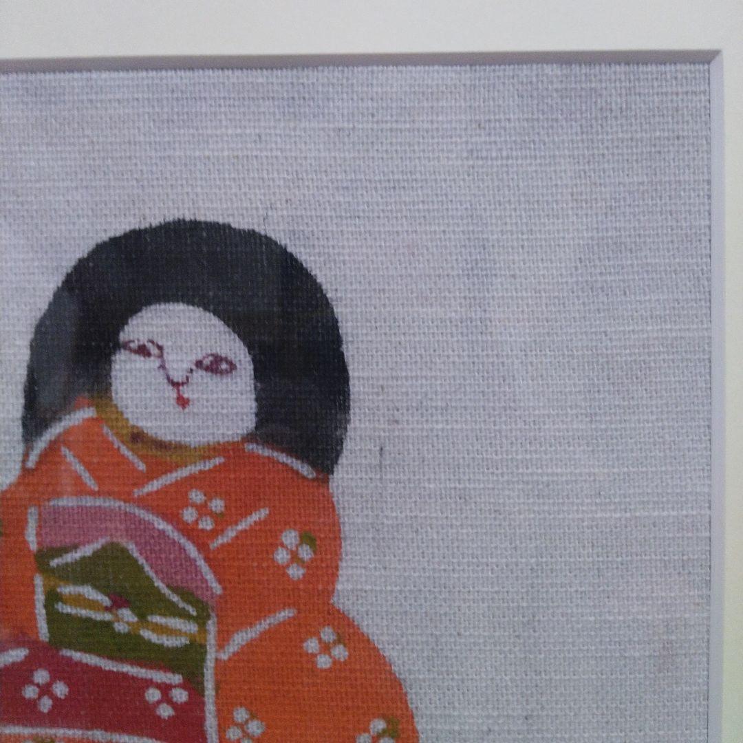 染色家・柚木沙弥郎　型染　「花と人形」　岩手・光原社