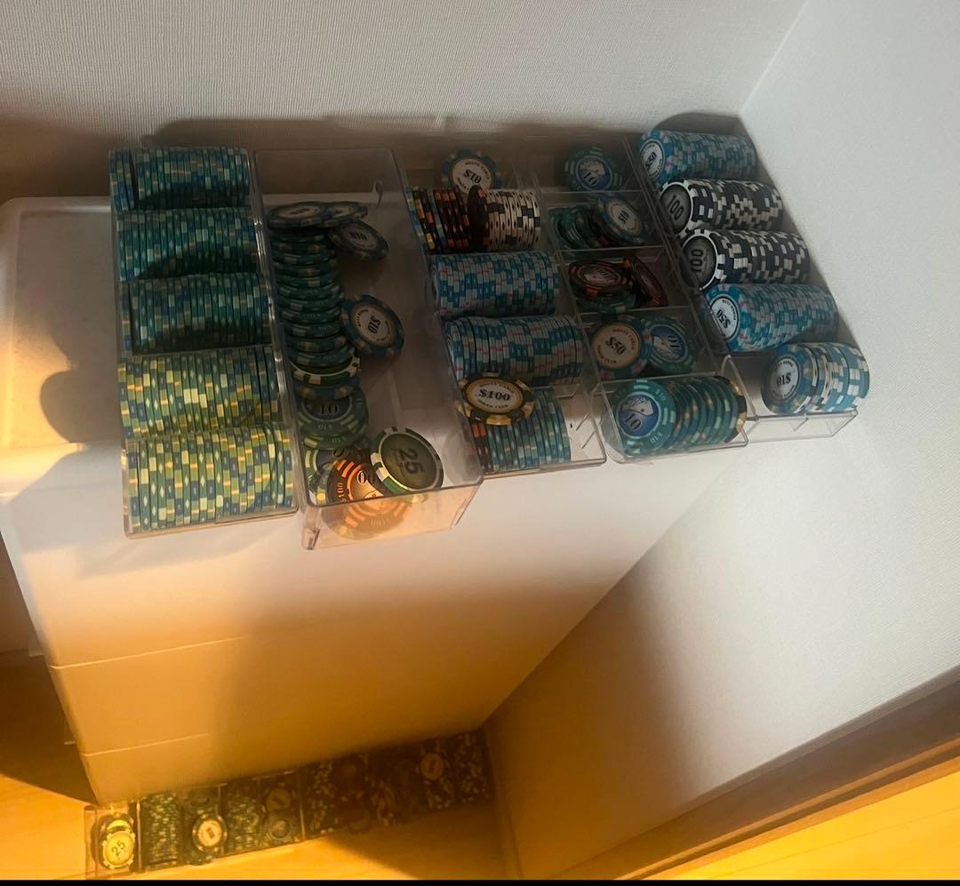 ポーカーテーブル チップ セット