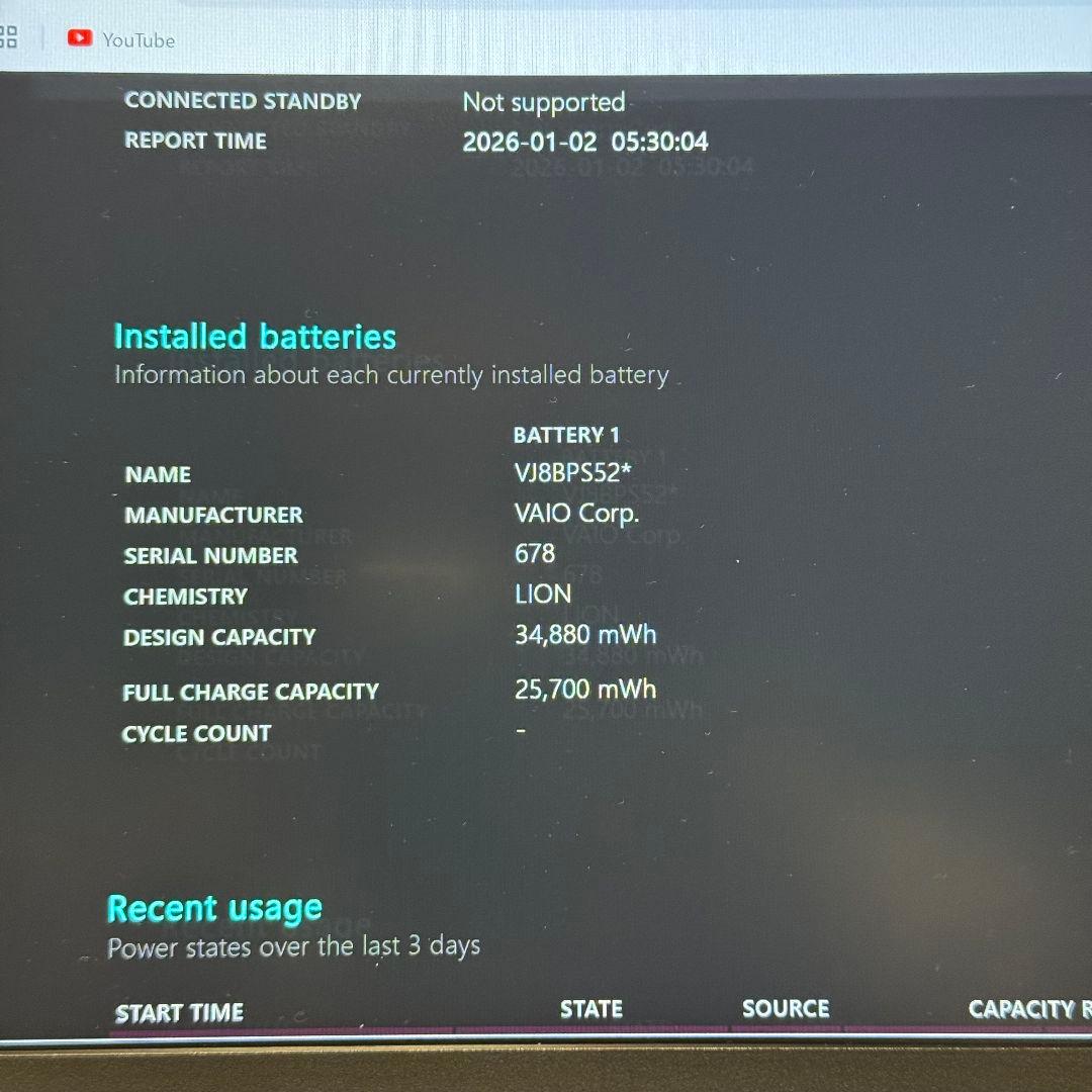 SONY VJPG11C11N / Corei5-8250U 13.3インチ