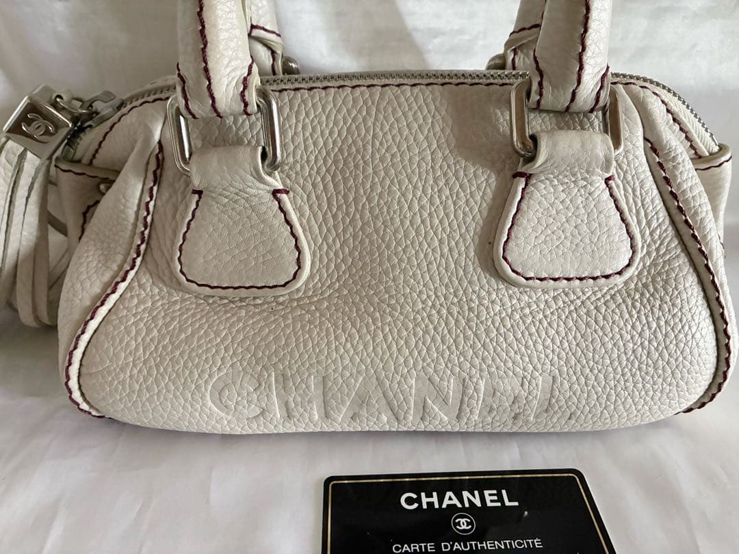 マーチ 様♡CHANEL キャビアスキン　フリンジ ハンドバッグ