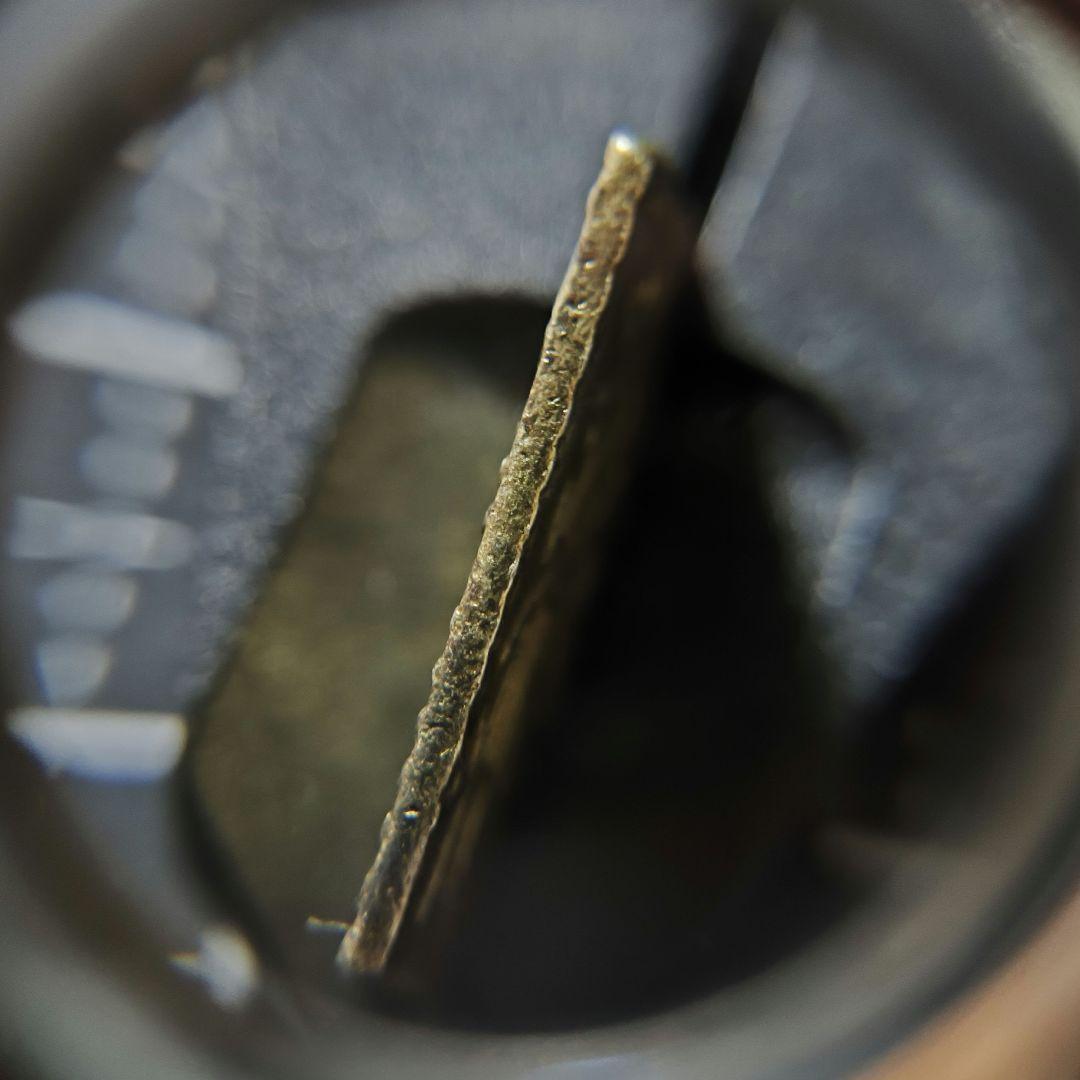 明治二分金 明治二分判金 本物 比重ok 止め分 古金銀