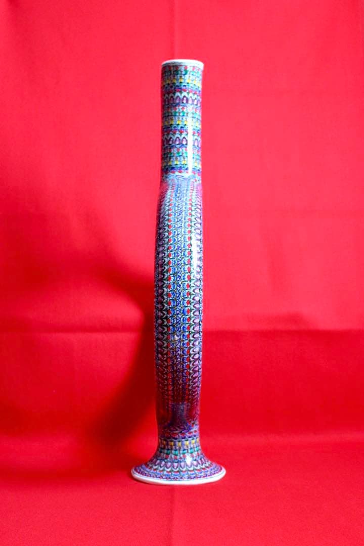 トルコ雑貨【アヴァノス陶器　飾り壺　ワインデキャンタ】