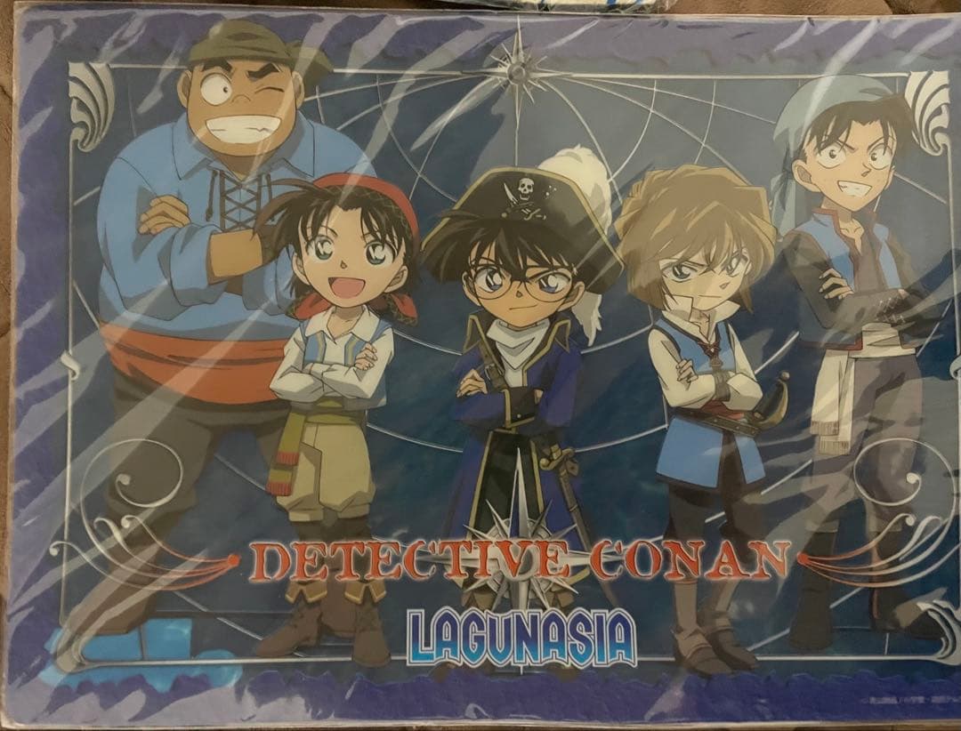 名探偵コナン ラグナシア、クリアファイル、ピンバッジ、トートバッグ、紺碧の棺