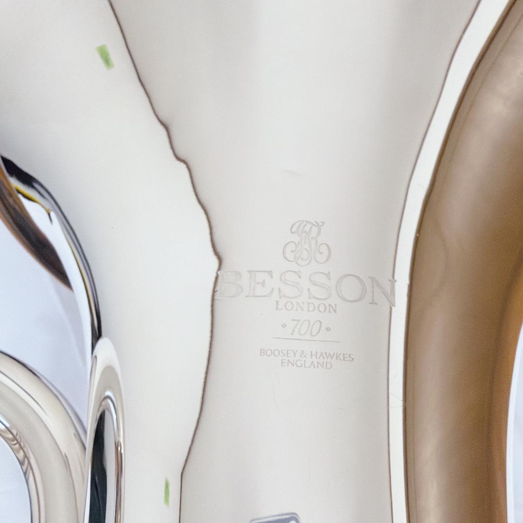 英国製ベッソン Besson ユーフォニアム BE765 銀メッキ 動作良好